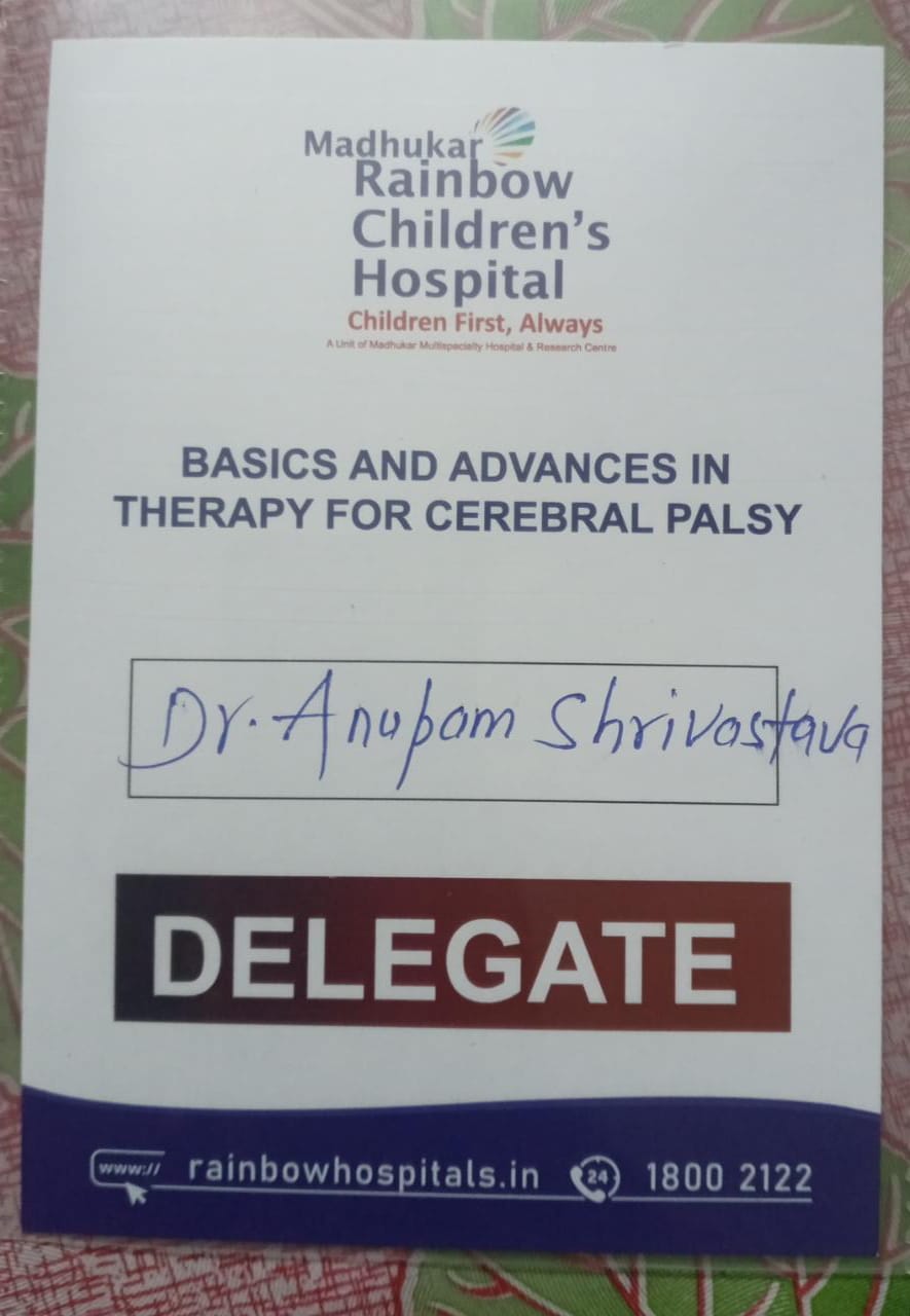 Dr. Anupam Shrivastava with Rainbow hospital services